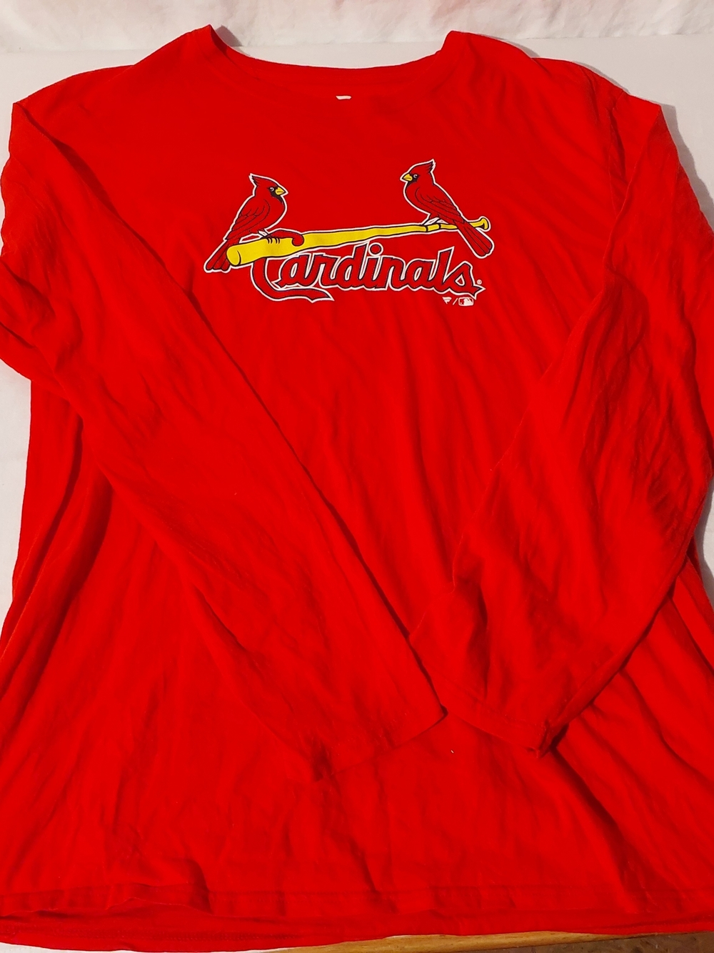 XL Fanatics Cardinals Red Crew Neck Tee with Graphic
